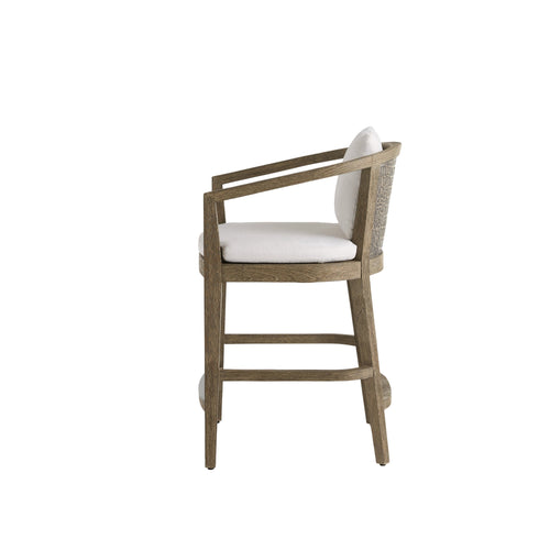 Sobek Textured Back Outdoor Counter Stool