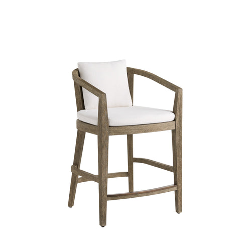 Sobek Textured Back Outdoor Counter Stool