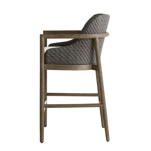 Chilton Outdoor Bar Stool - Charcoal