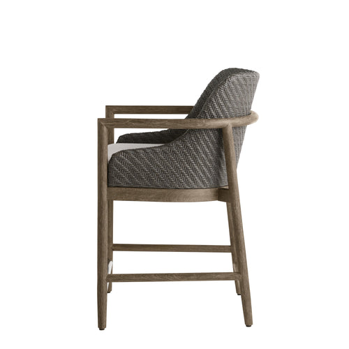 Chilton Outdoor Counter Stool - Charcoal