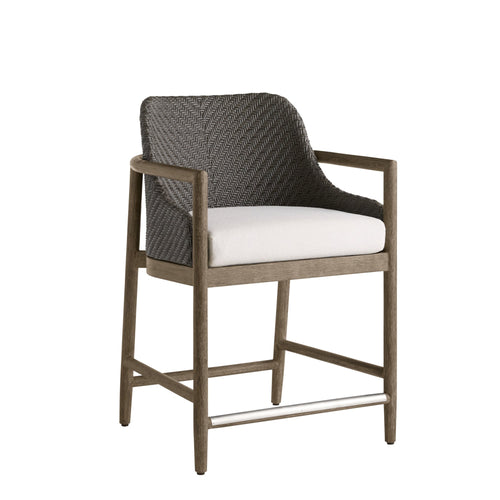 Chilton Outdoor Counter Stool - Charcoal
