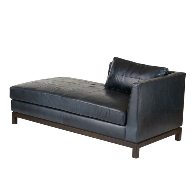 Edmond Chaise Ink Leather