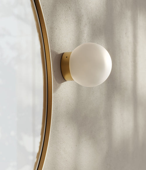 Foam Round Wall Light