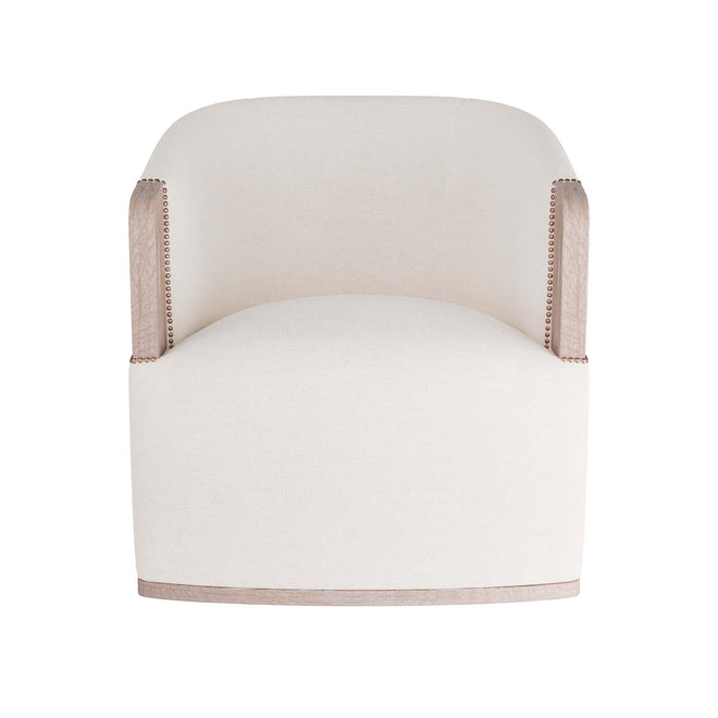 Reveal Swivel Lounge Chair Bone Linen