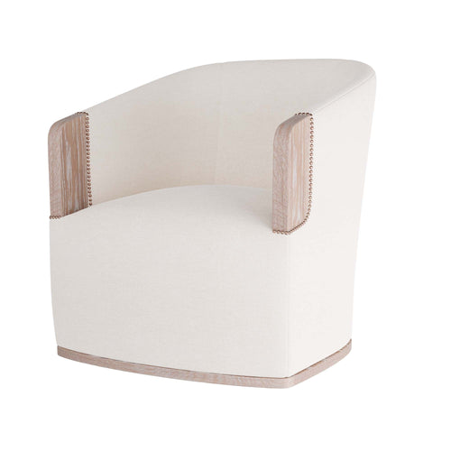 Reveal Swivel Lounge Chair Bone Linen