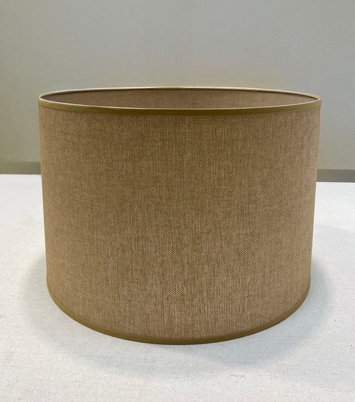 Fawn Raffia Drum Shade