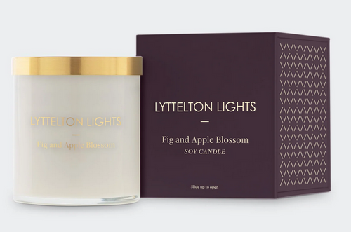 Fig & Apple Blossom Soy Candle