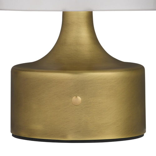 Verglas Mini Rechargeable Accent Lamp - Antique Brass