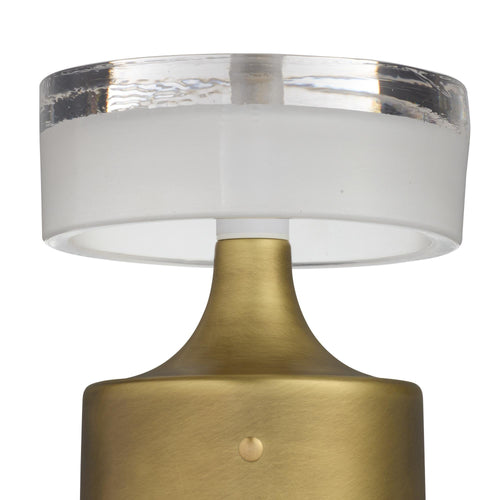 Verglas Mini Rechargeable Accent Lamp - Antique Brass