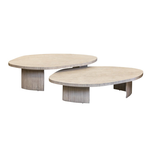 Hallie Nesting Coffee Table - Chalk - Short