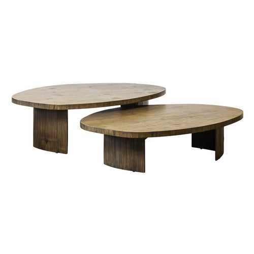 Hallie Nesting Coffee Table - Charcoal - Short