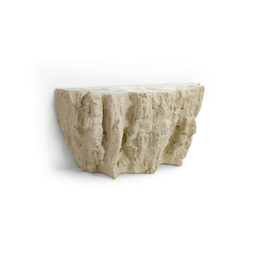 Camilla Fossilized Clam Console Table