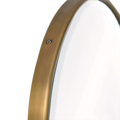 Vaquero Small Mirror - Antique Brass