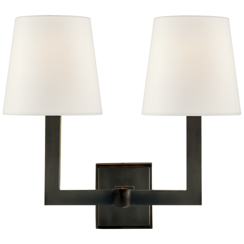 Square Tube Double Sconce