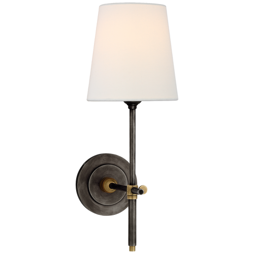 Bryant Sconce with Linen Shade