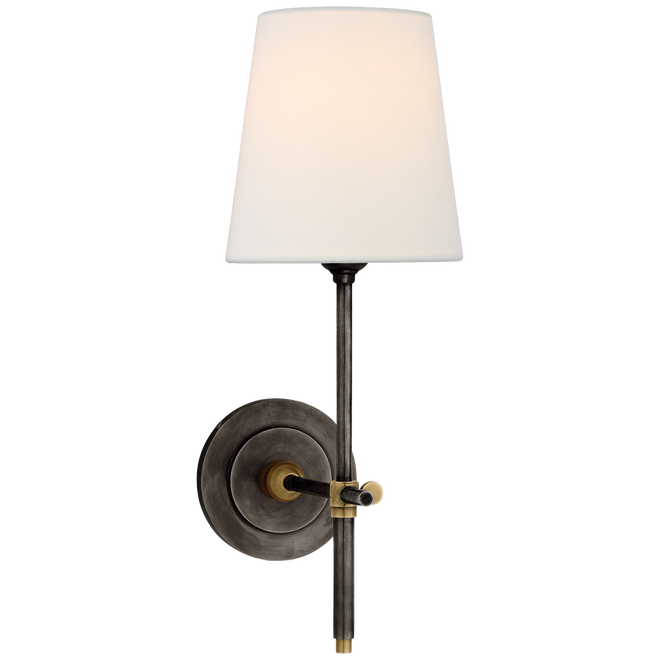 Bryant Sconce with Linen Shade