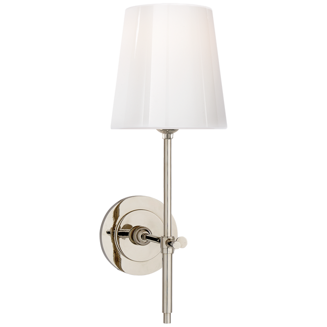 Bryant Sconce with White Glass Shade
