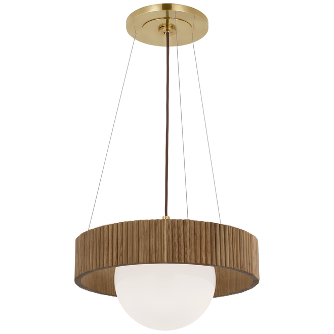 Arena Ring and Globe Chandelier