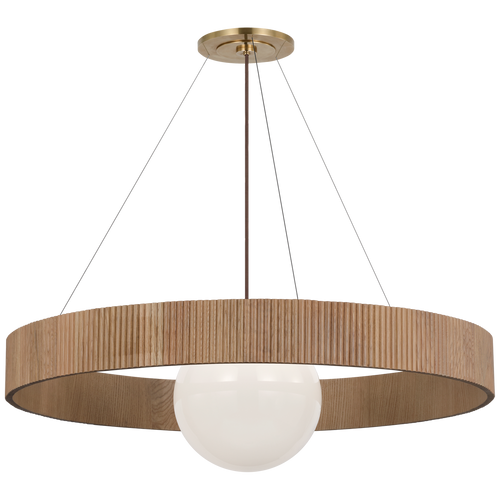 Arena Ring and Globe Chandelier