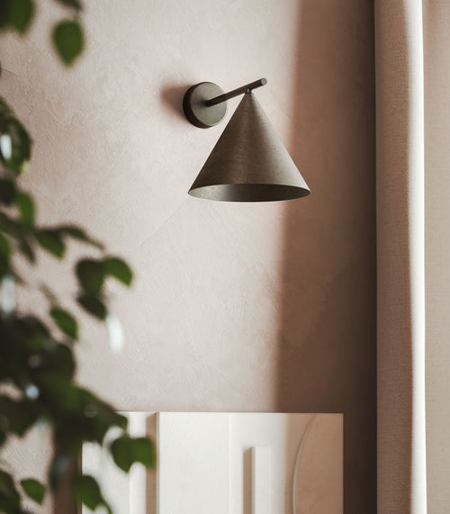 Cone Straight Wall Light