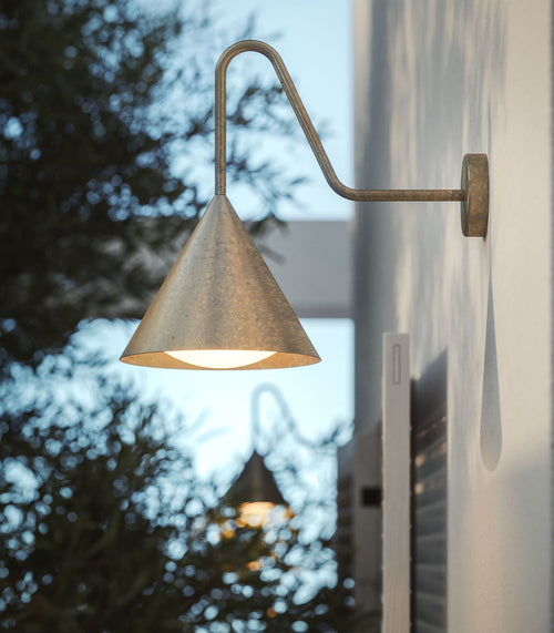 Cone Outdoor Wall Light