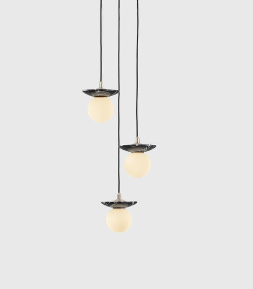 Orbit Stone Pendant 3 Light