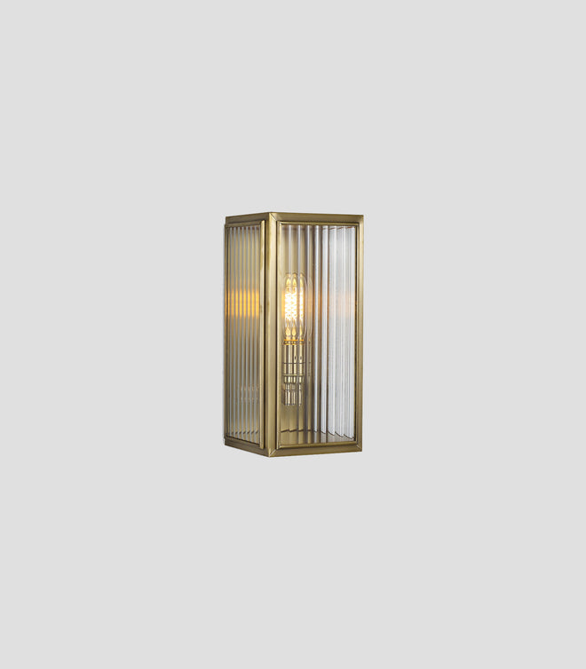 Reeded Wall Light