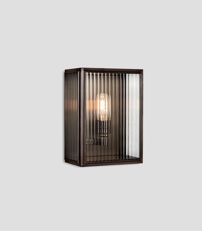 Birch Reeded Wall Light