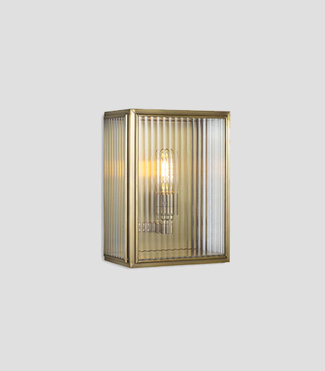 Birch Reeded Wall Light