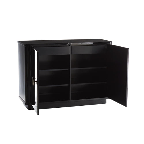 Kennedy Chest - High Gloss Black Lacquer