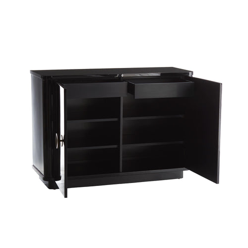 Kennedy Chest - High Gloss Black Lacquer