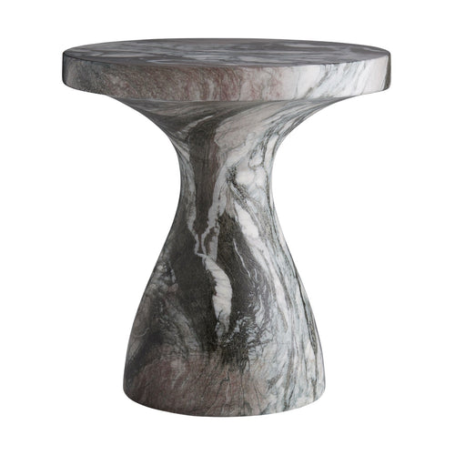Serafina Large Accent Table - Verde Faux Marble