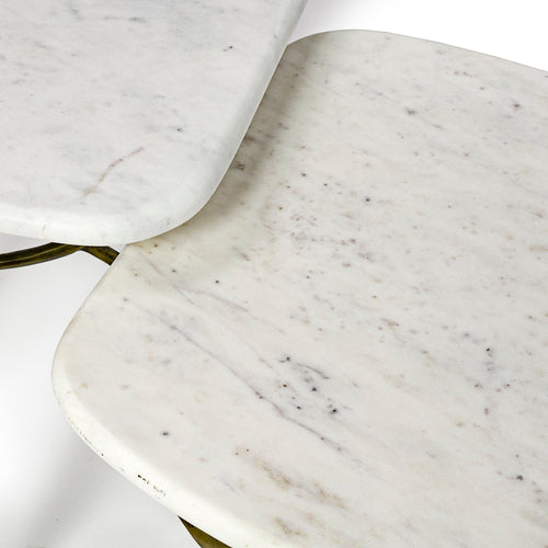 Alexi Marble Side Table Short