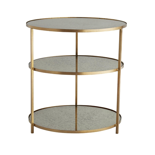 Percy Side Table - Antique Brass
