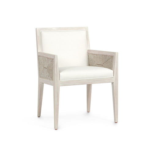 Santa Barbara Arm Chair, White Sand