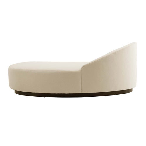 Turner Chaise Muslin Grey Ash, Right Arm