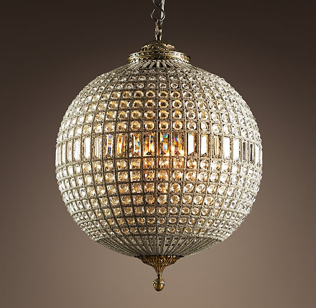 Alfie Round Empire Crystal Chandelier