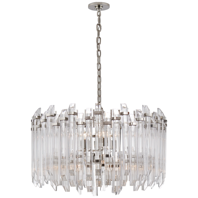 Adele Large Wide Drum Chandelier