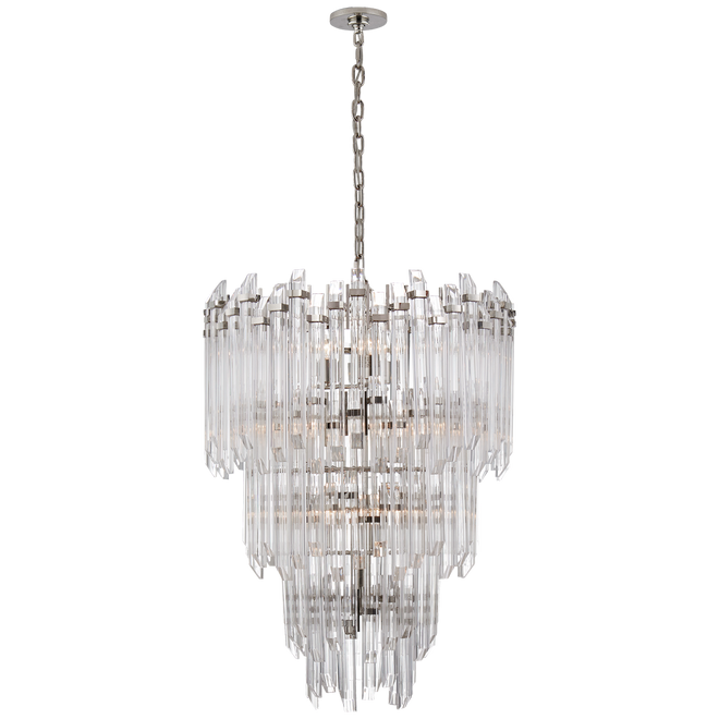 Adele Three-Tier Waterfall Chandelier